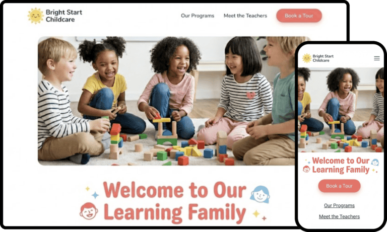 Business Website Design for Bright Start