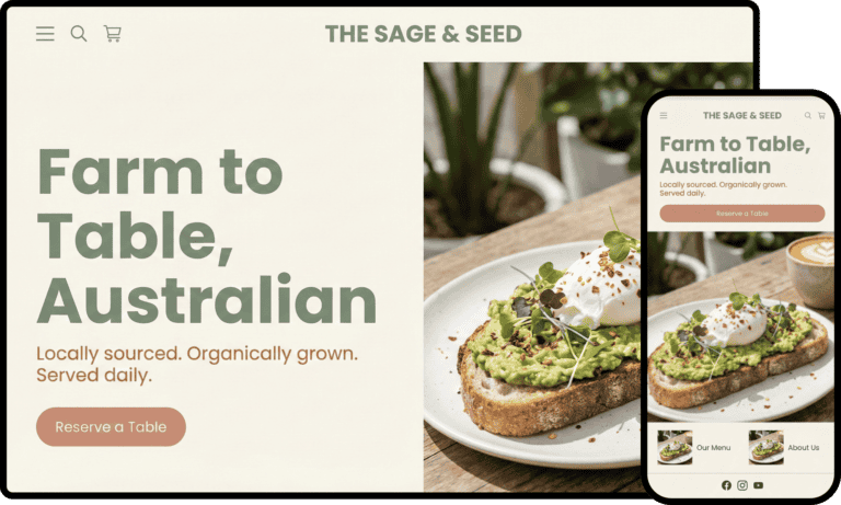 Business Website Design for Sage & Seed