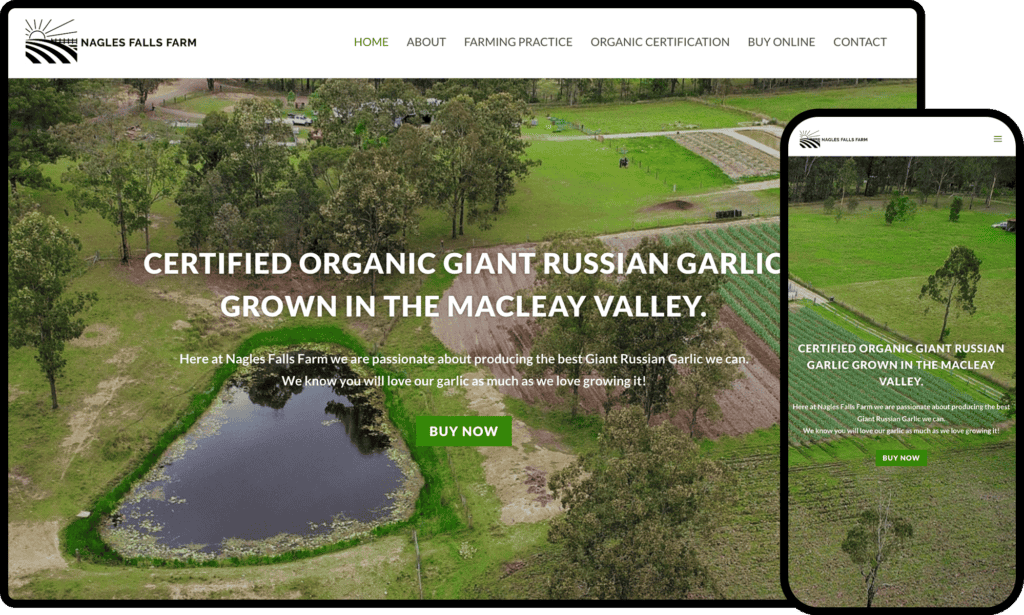 Website Design Nagles Falls Farm