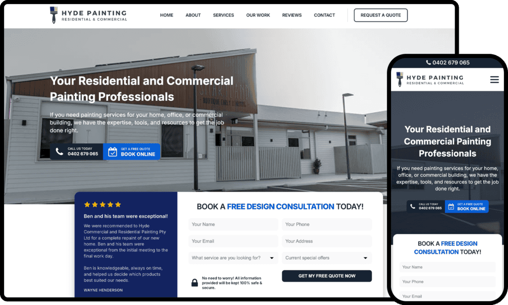 Website Design Example