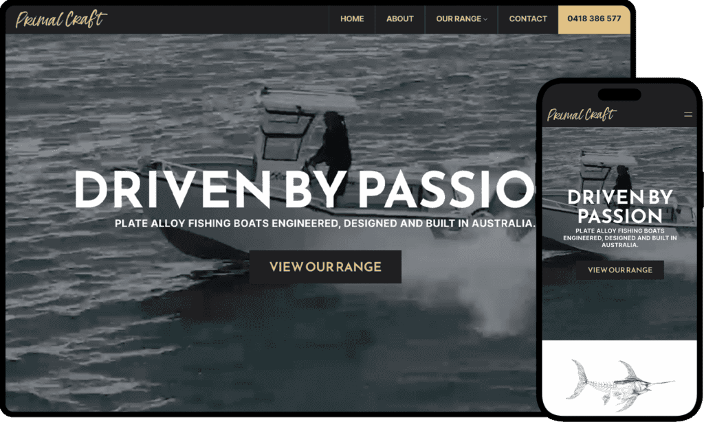 Website Design Primal Craft