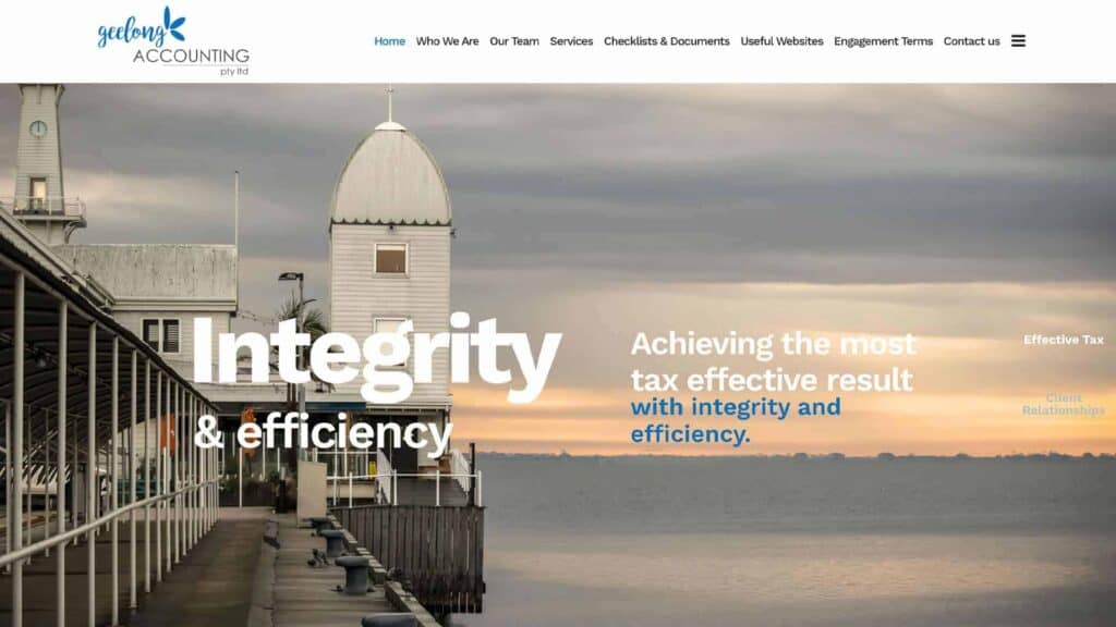 Accounting Website Design Geelong 1