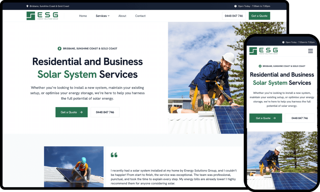 Website Design Example