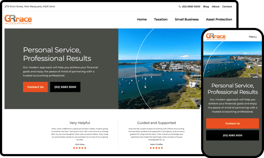 Website Design Example