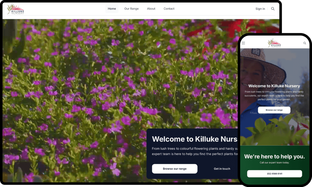 Website Design Killuke Nursery
