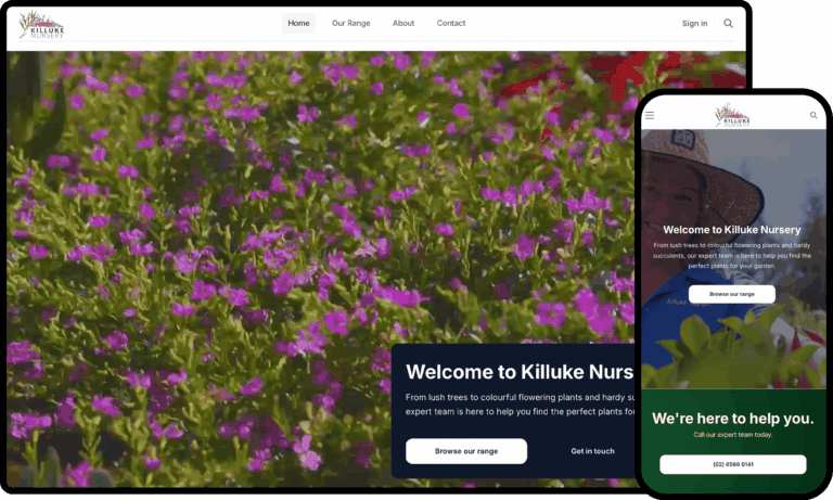 Business Website Design for Killuke Nursery