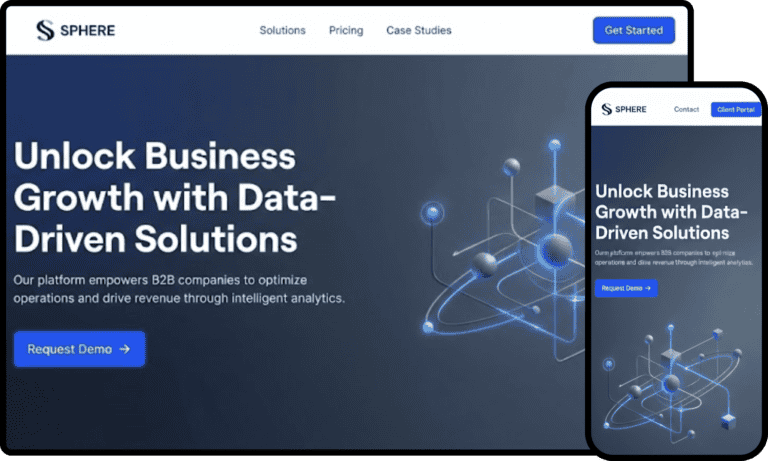 Business Website Design for Sphere