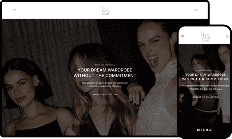 Business Website Design for Hire With Lani