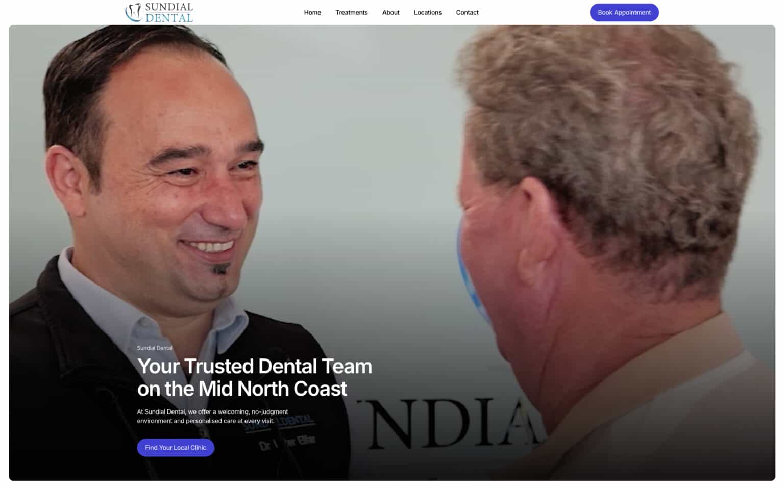 Website Design project for Sundial Dental