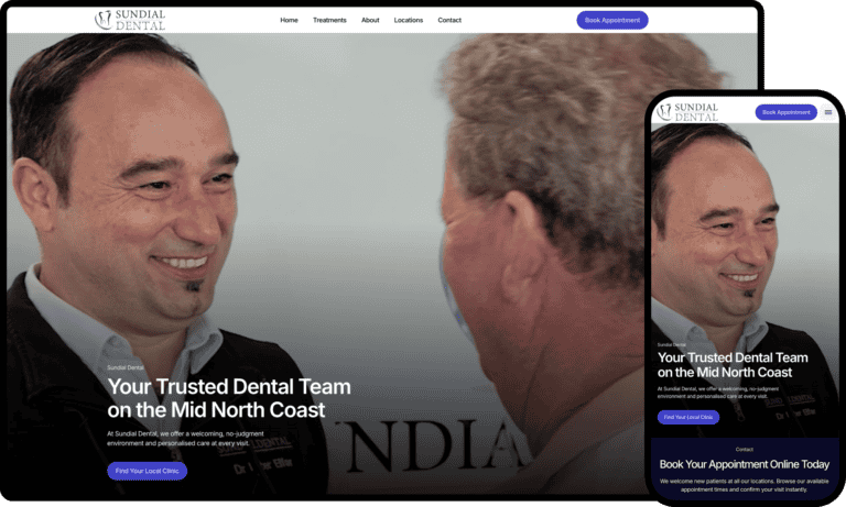 Business Website Design for Sundial Dental