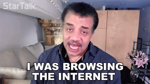 Person browsing the internet with question about whether website cookies are safe