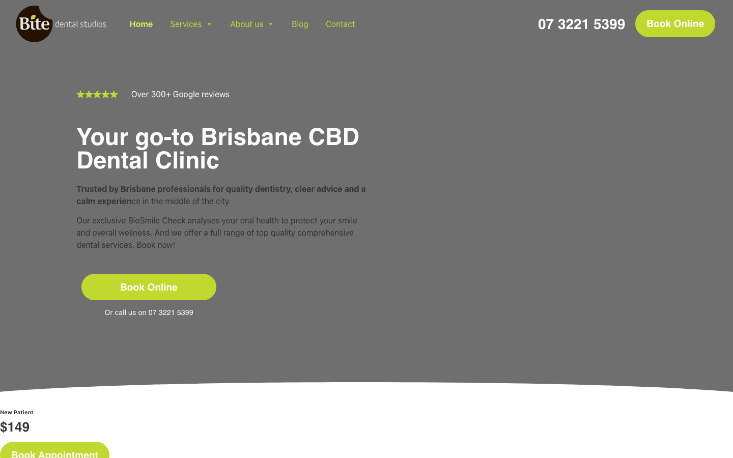 Modern Brisbane CBD dental clinic building with signage and entrance, showcasing professional dental services in a sleek, accessible facility.