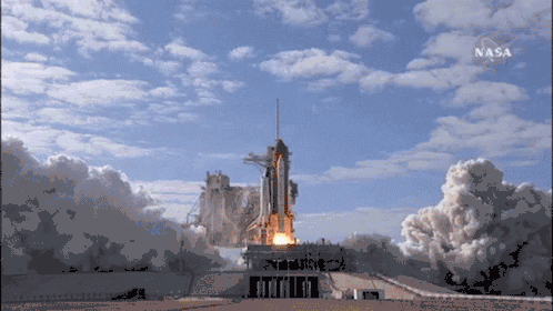 Rocket launching to represent a fast campaign approval and launch