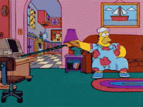 homer simpson computer