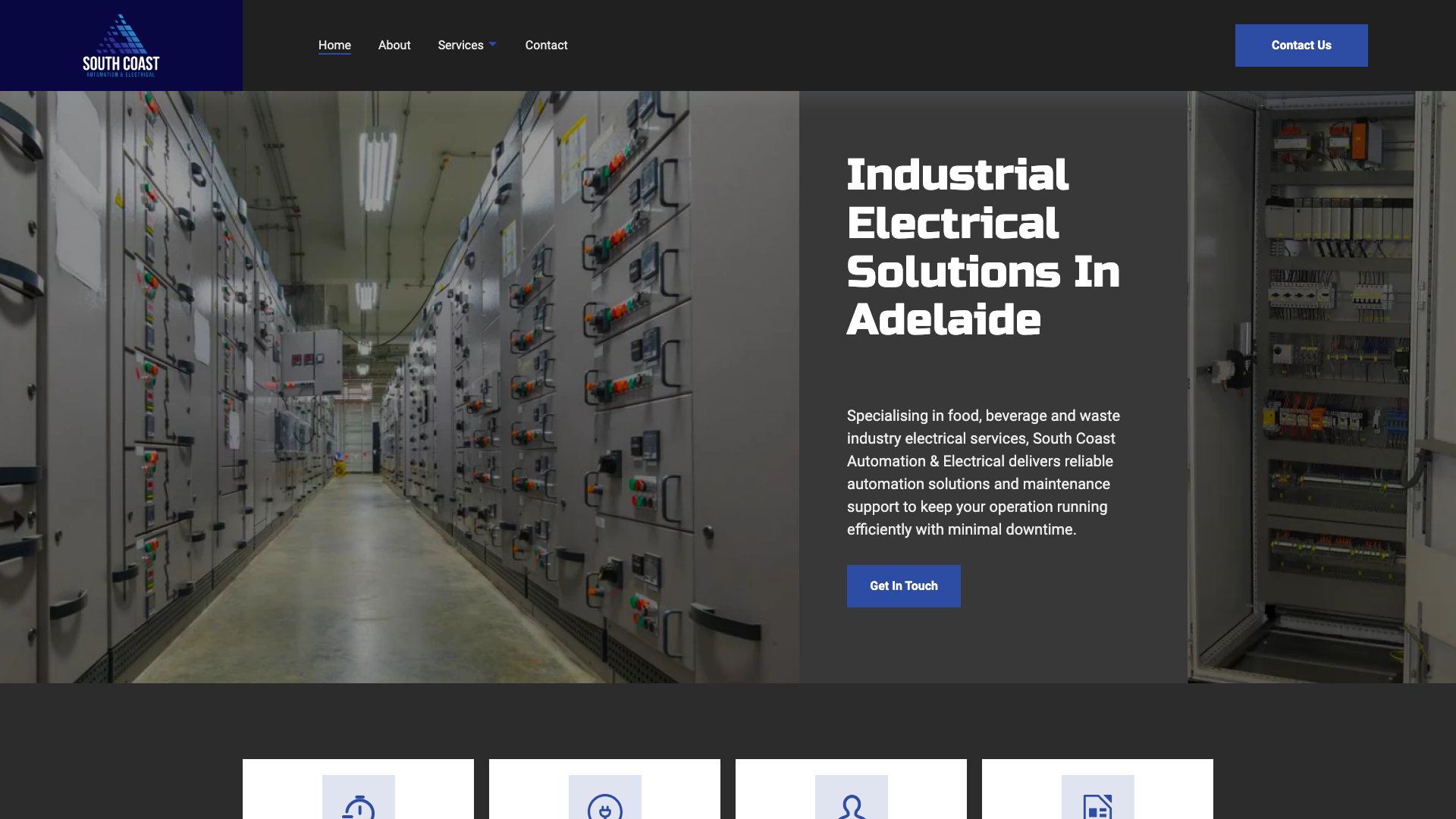 The 16 Best B2B Website Design Examples in Australia 11 South Coast Automation website homepage