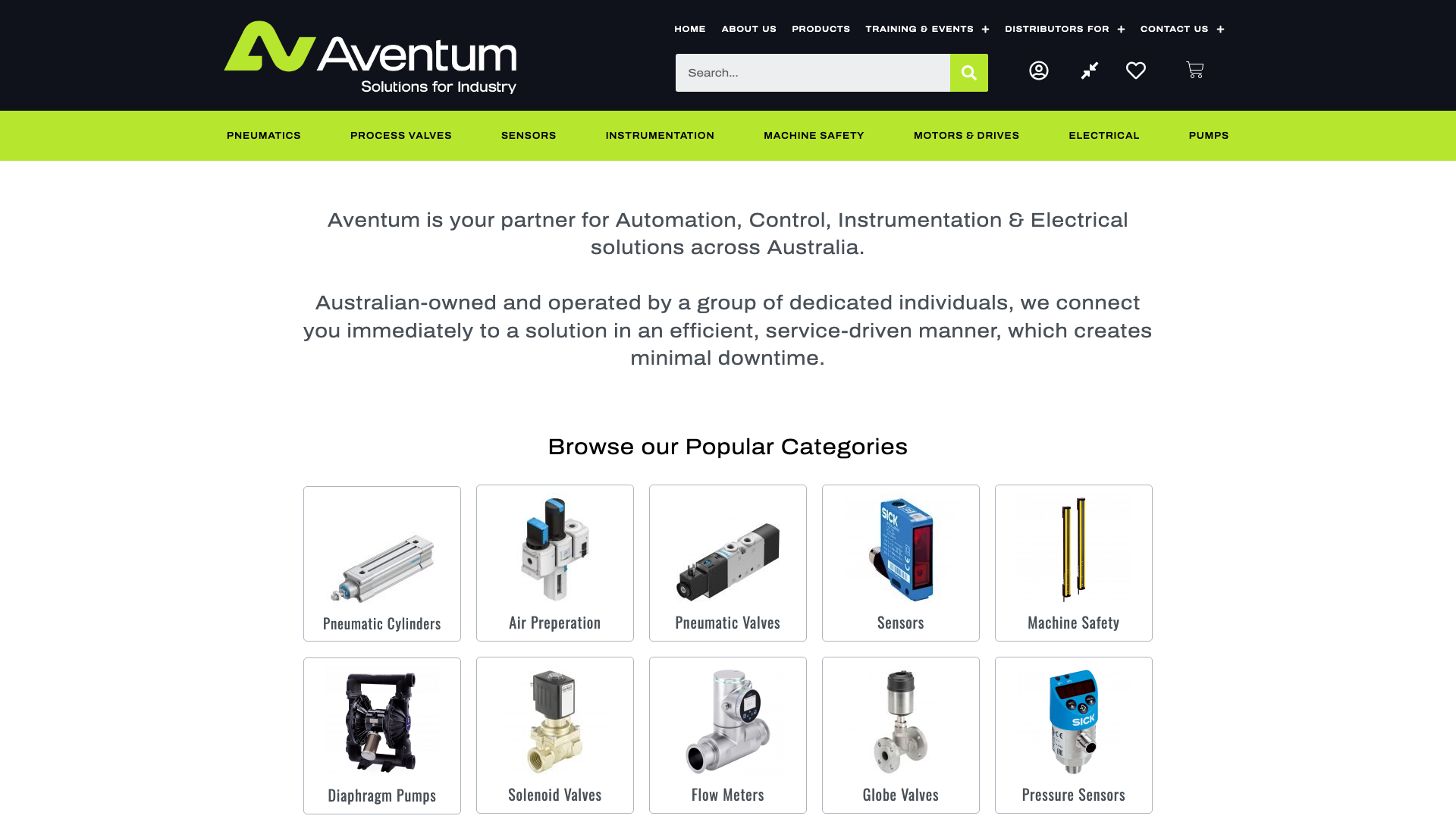 The 16 Best B2B Website Design Examples in Australia 14 Aventum website homepage
