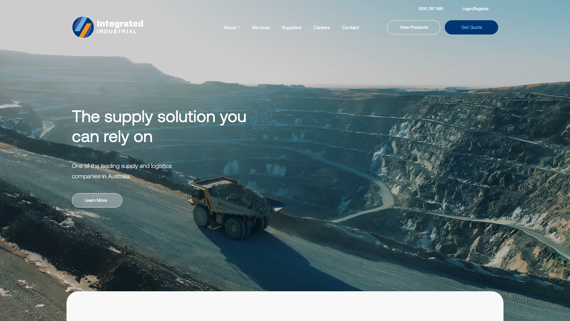 The 16 Best B2B Website Design Examples in Australia 9 Integrated Industrial website homepage