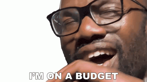 Animated GIF about being on a budget