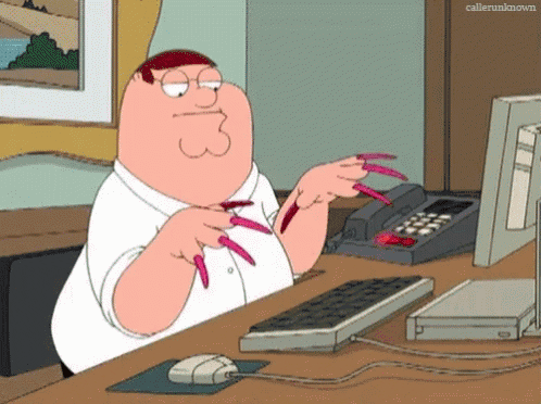 Animated GIF of someone typing on a computer