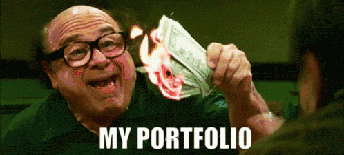 Animated GIF of a portfolio losing value