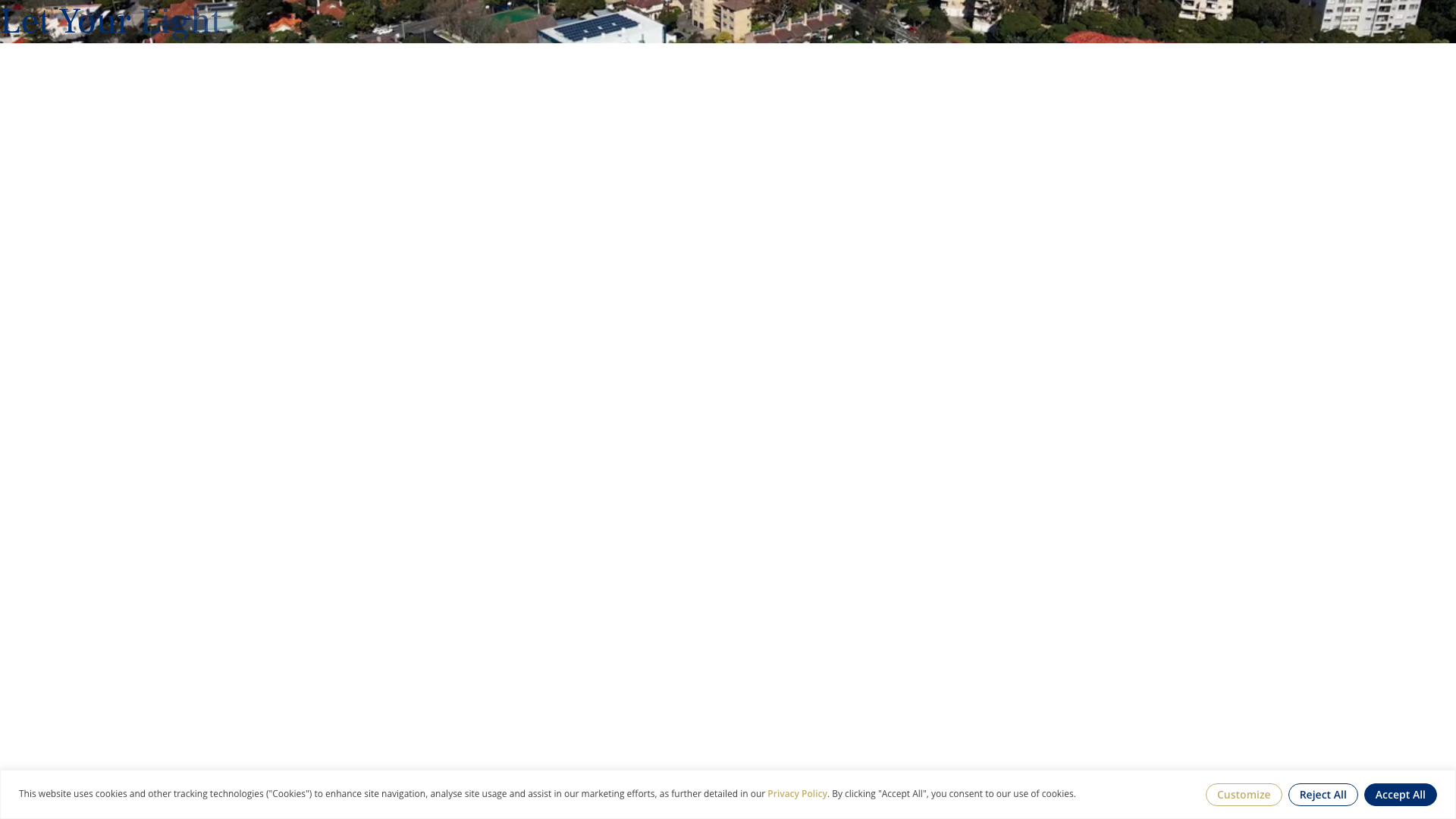 Redlands website homepage