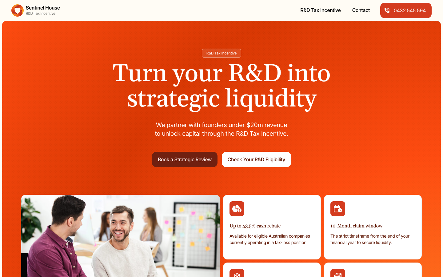 Sentinel House accounting website Sydney