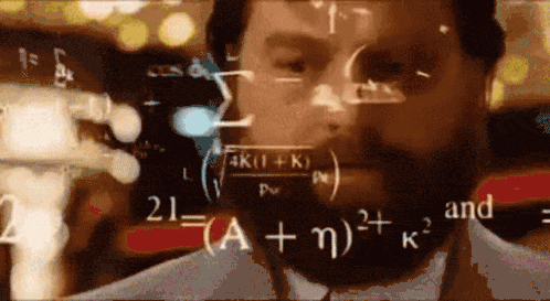 Person doing the math and thinking hard