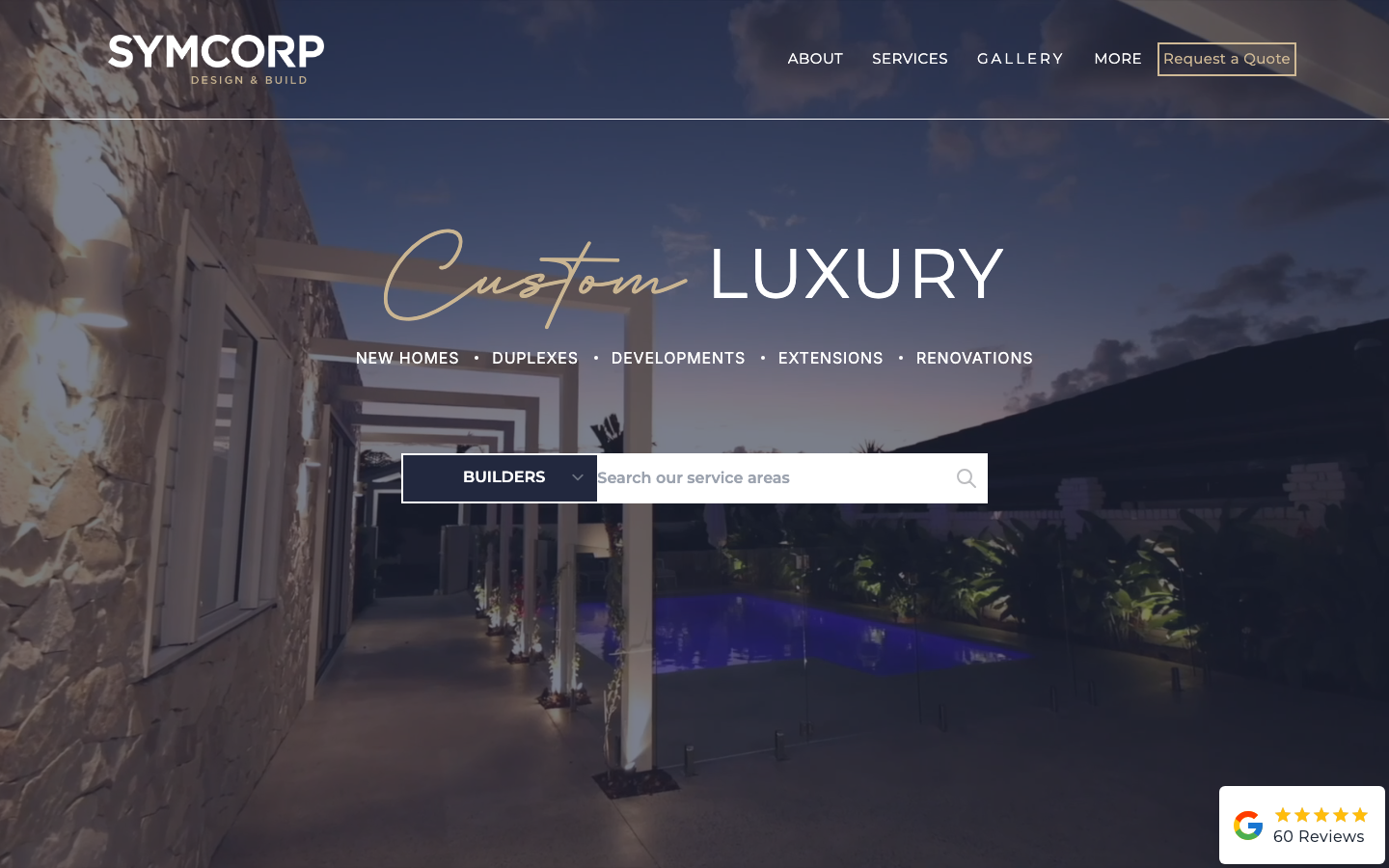 The 17 Best Construction Website Design Examples in Australia 3 Symcorp website homepage