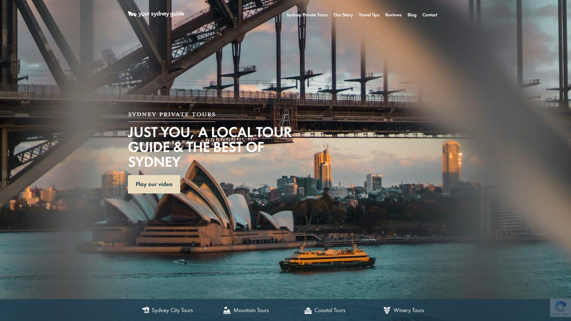 Your Sydney Guide website homepage