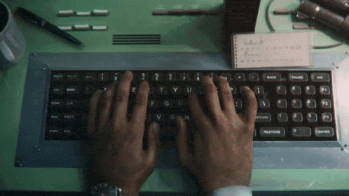 Typing into a login screen